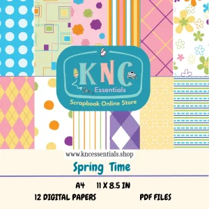 Spring Time Digital Paper.