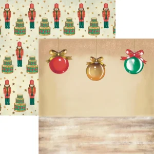 Christmas Spirit – 12x12 Double-Sided Paper “Peace & Joy”